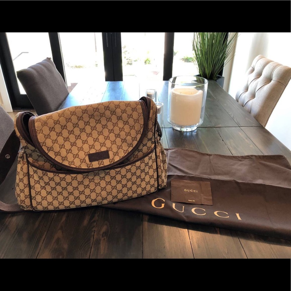Gucci GG Supreme Diaper Bag